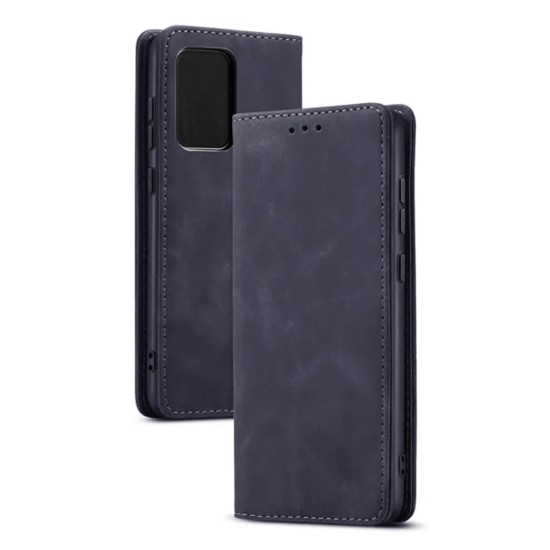 Capa Flip de Couro com Bolso Interno para Samsung Galaxy A73 Azul